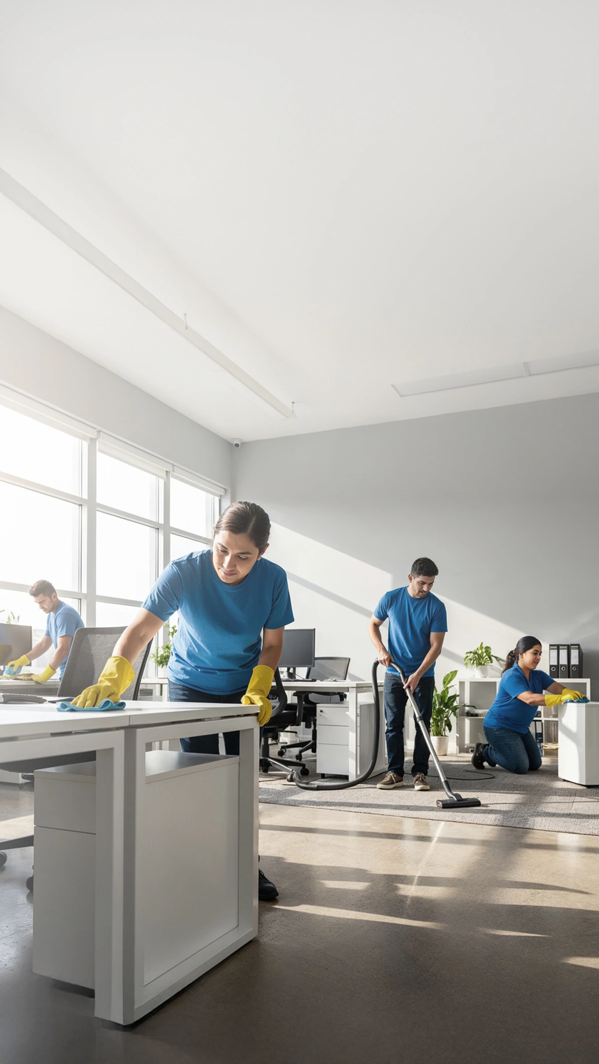 Colorado Cleaning Professionals team providing office cleaning services